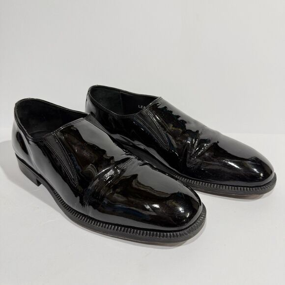 Blacker Stanley Blacker Black Patent Leather Men’s Shoes Size 10 Made In Italy main image 15